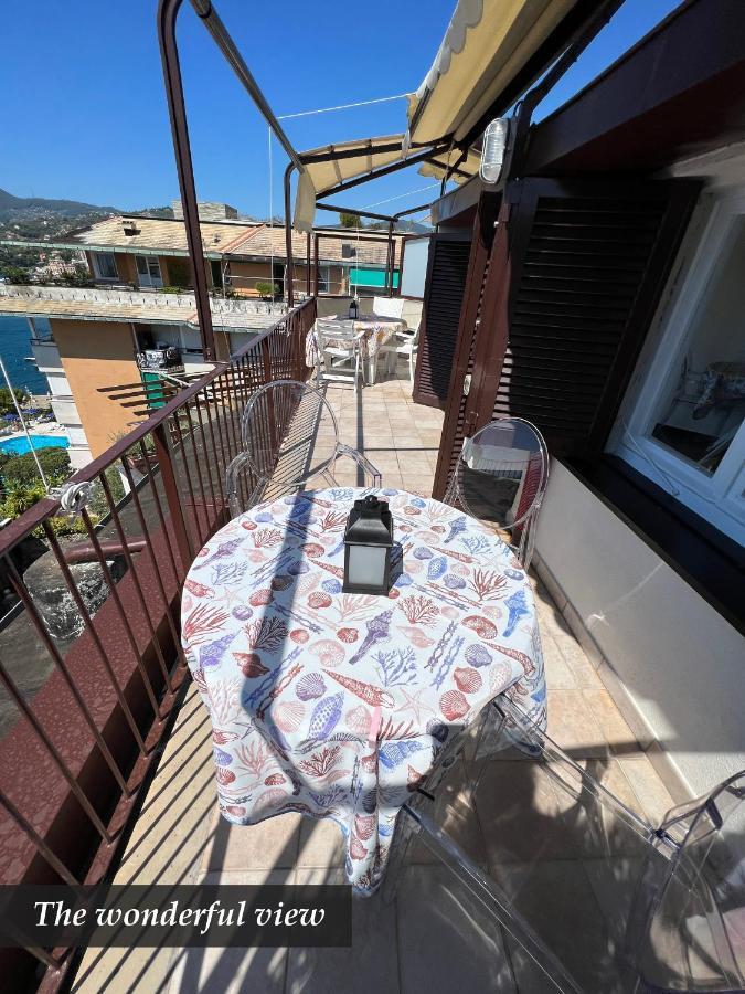 NAUTILUS VISTA MARE MOZZAFIATO a 180 GRADI- POSTO AUTO PRIVATO - 2 CAMERE MATRIMONIALI più 1 DIVANO LETTO SINGOLO-SKY,NETFLIX Rapallo Extérieur photo
